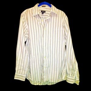 Van Heusen NO IRON Long Sleeve Button-Up Business Casual Shirt